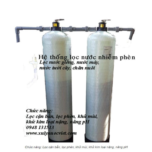 Combo 2 bộ lọc nước thô đầu nguồn 1054