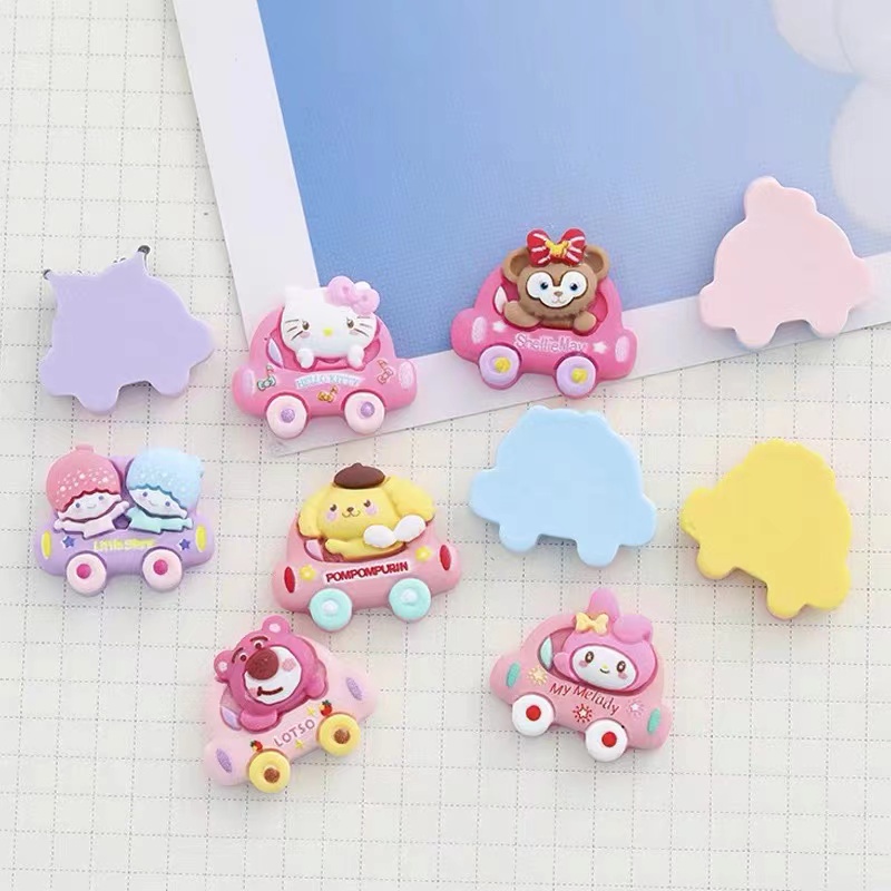 1 Vật Liệu Resin Tự Làm Trang Sức Thủ Công Hình Sanrio Hoạt Hình DIY
