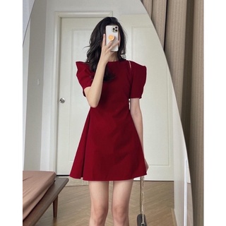 Đầm nhung khoét vai ( có bigsize )