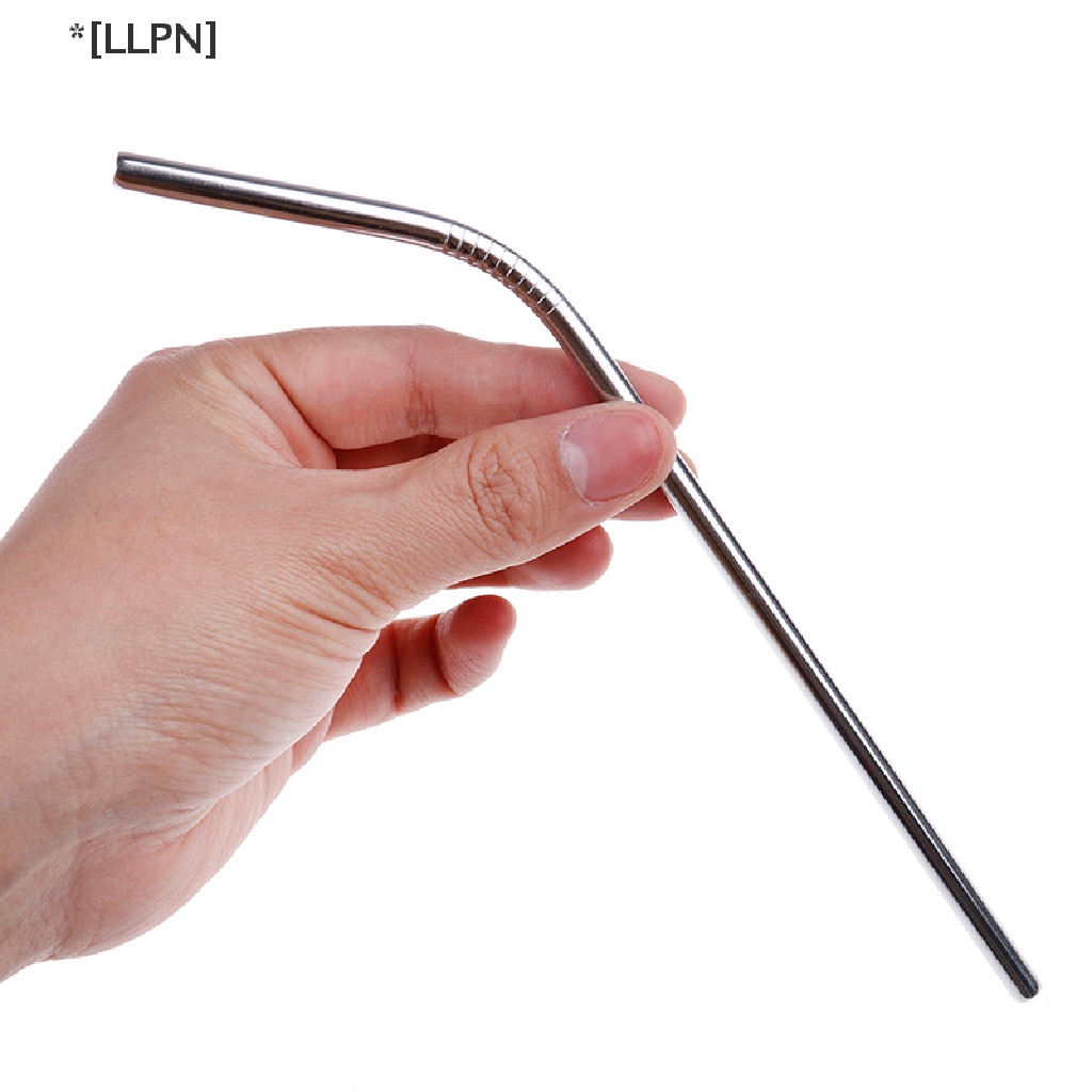Bộ 4 Ống Hút Bằng Thép Không Gỉ Kèm 1 Bàn Chải Vệ Sinh