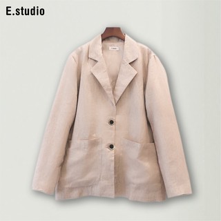 Áo Blazer Nữ E.studio Form Rộng, Túi Hộp Thời Trang