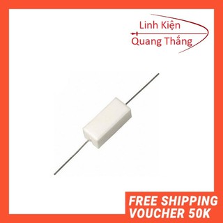 Trở Sứ 5W 1 ôm 5 ôm 2.2 ôm (Trở Công Suất)