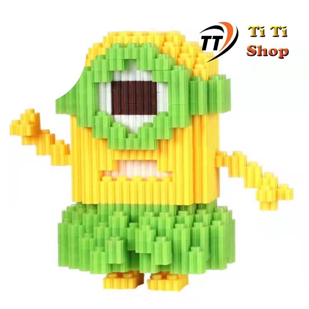 Đồ chơi Lắp ráp người chuối  ghép hình 3D mô hình