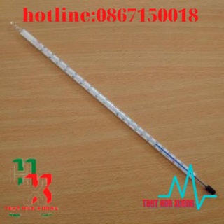 Nhiệt kế đo nước 0-100 độ c, dài 20cm