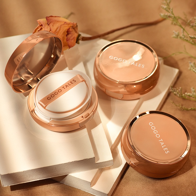 Kem Nền Gogo Tales Cushion Che Khuyết Điểm Kiểm Soát Dầu Dưỡng Ẩm Kem Nền BB Cream Không Thấm Nước Và Không Gây Bết Dính | BigBuy360 - bigbuy360.vn