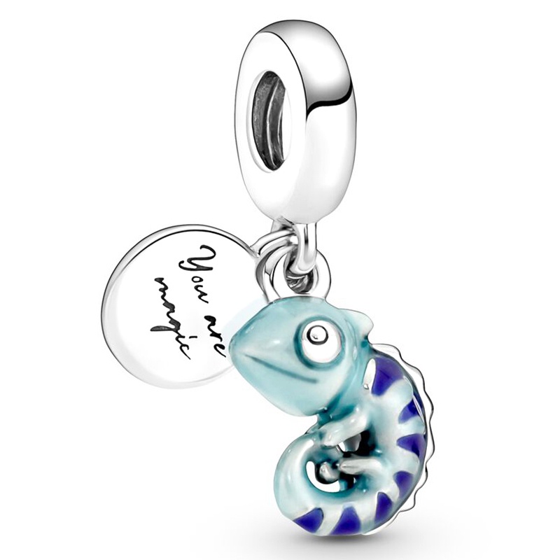 Mặt Dây Chuyền Hình Bạch Tuộc Màu Bạc Thời Trang Cho Nam Và Nữ