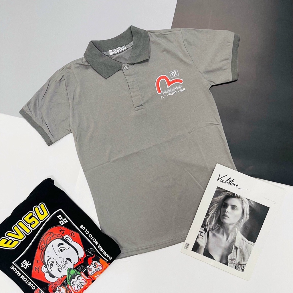 Áo thun POLO nam boy phố chất vải cotton dày dặn co dãn 4 chiều phối cầu vai sang trọng giá rẻ