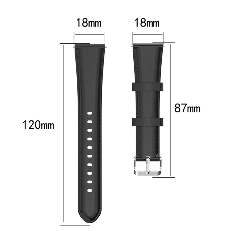 Dây đeo bằng da thật 18mm / 20mm cho đồng hồ thông minh Nokia HR 36MM / 40mm