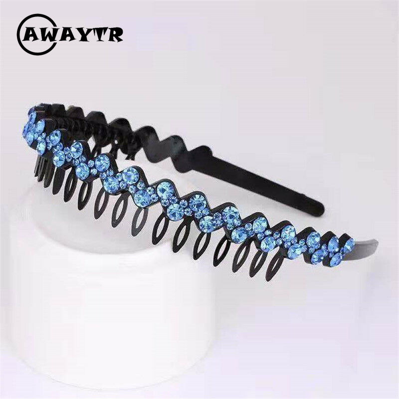 Cài tóc đính đá lấp lánh chống trượt sang trọng cho nữ