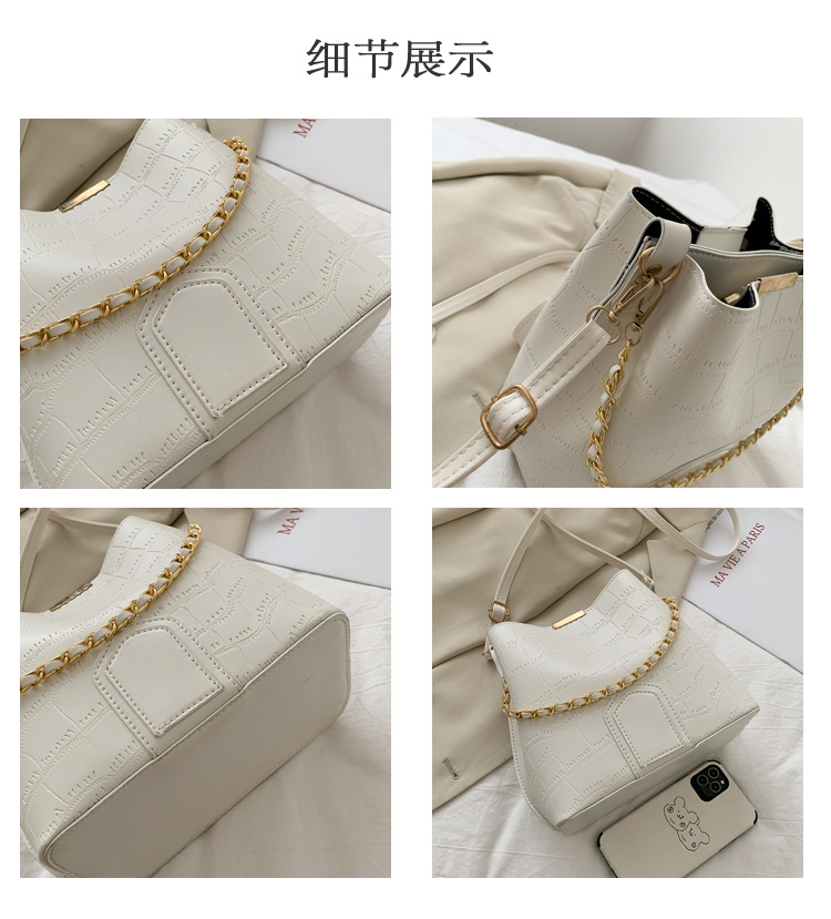 Túi Xách Đeo Vai/Đeo Chéo JASMIN NOIR Cho Nữ Dáng Xô Nhỏ Hợp Thời Trang