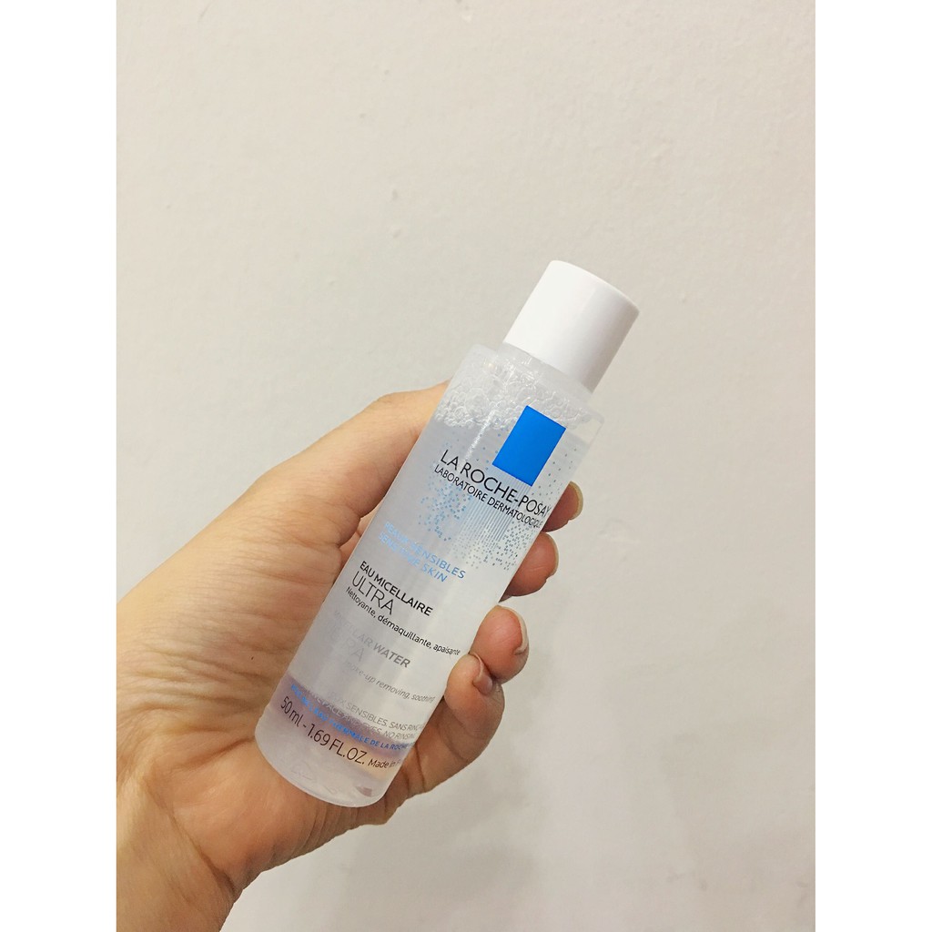 Nước Tẩy Trang Cho Da Nhạy Cảm và Da Dầu Mụn  La Roche-Posay Micellar Water Ultra Sensitive Skin 50ml