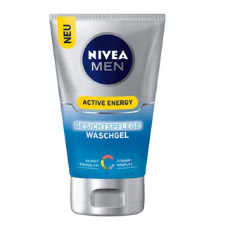 Sữa Rửa Mặt Nivea Men Active Energy, 100 ml