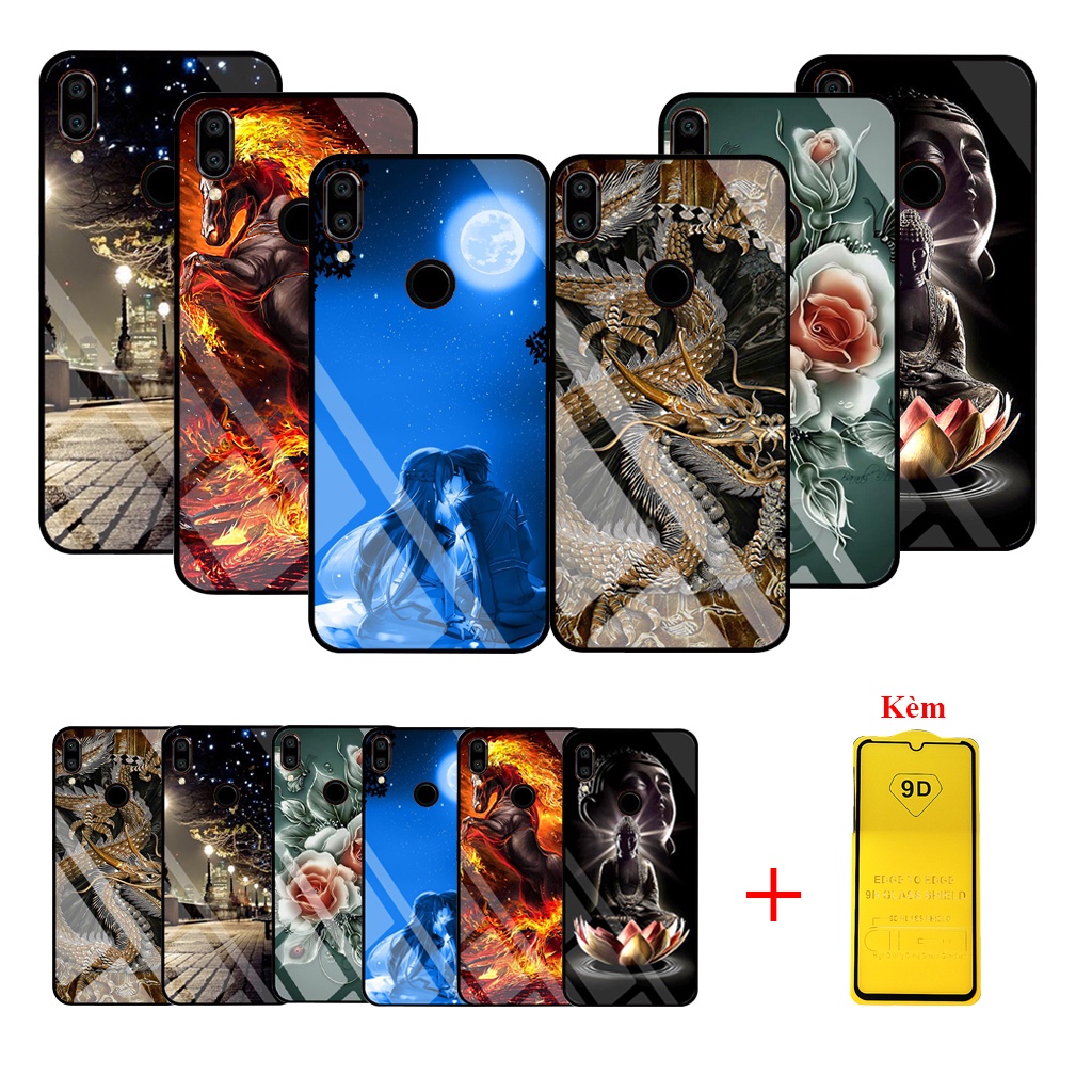 "Combo 1 ốp lưng Xiaomi Redmi Note 7 + 1 Cường Lực" Mặt kính 3D sang trọng_Không Nhòe, Không Phai Hình Taiyoshop5