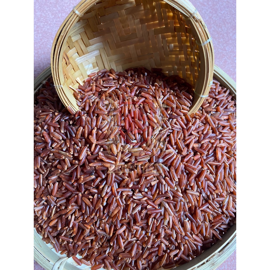Gạo lứt Huyết Rồng Campuchia chính gốc- 2kg- Gạo Lứt thực dưỡng- Tốt cho sức khoẻ - Túi Hút Chân Không