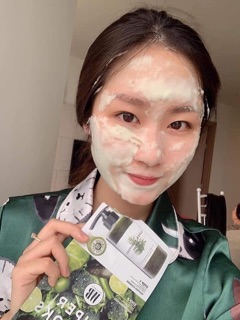 (Hàng xách tay)MẶT NẠ THẢI ĐỘC RAU CỦ QUẢ SUPER VEGITOKS MASK 6 miếng