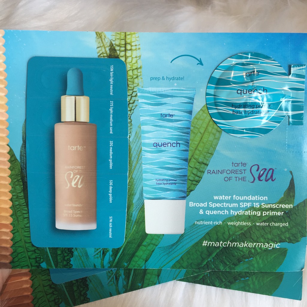 Kem nền Tarte - Rainforest Of The Sea Water Foundation SPF15 - [Có bill US] | BigBuy360 - bigbuy360.vn