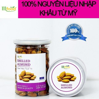 Hạnh nhân tách vỏ sấy nhập khẩu mỹ mfood hủ 400g