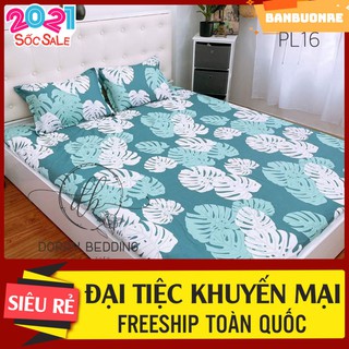 Ga trải giường 2m2 rẻ nhất hà nội mẫu lá khoai
