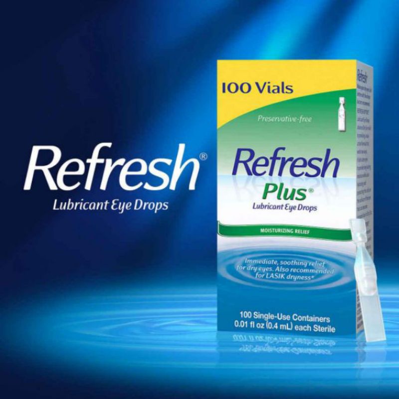 [Date 2/2023] Nước nhỏ mắt, nước mắt nhân tạo Refresh Plus Lubricant Eye Drops