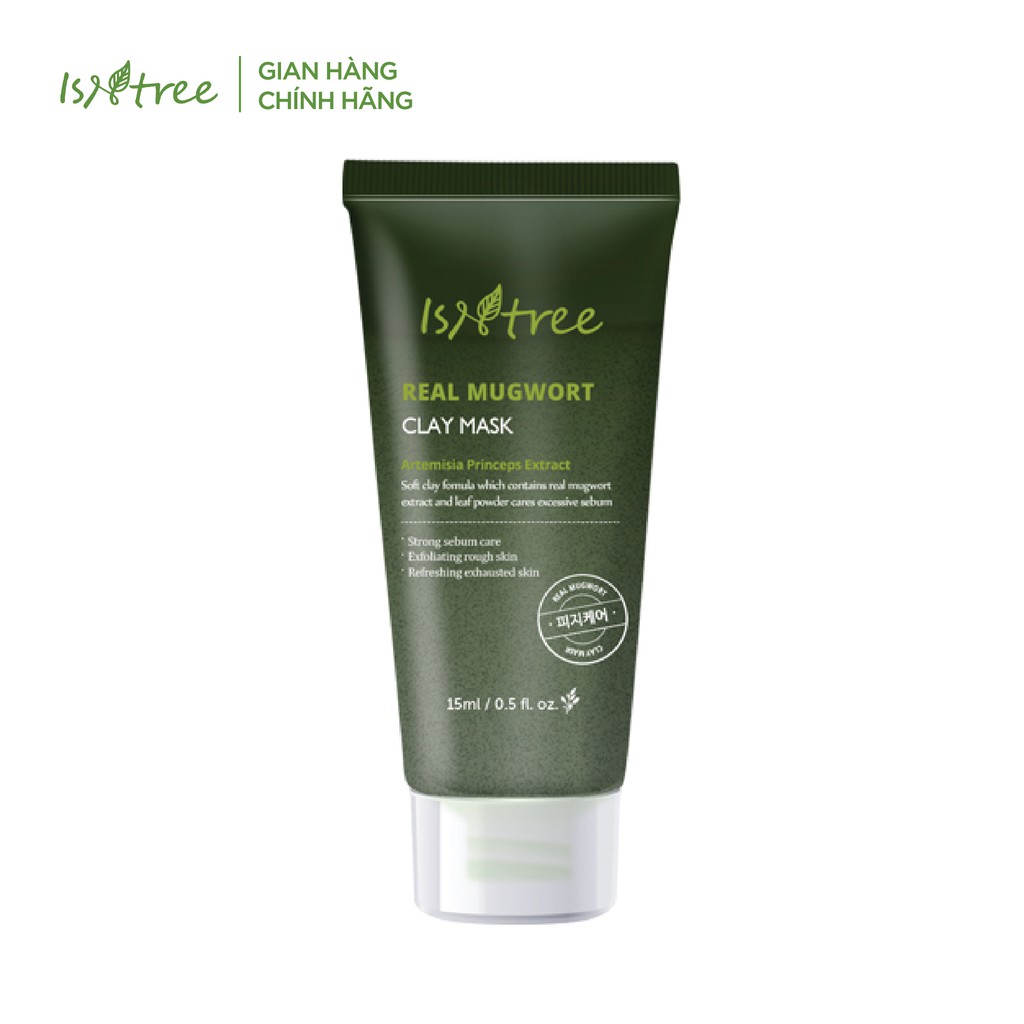 Mặt nạ đất sét ISNTREE REAL MUGWORT CLAY MASK 100ml