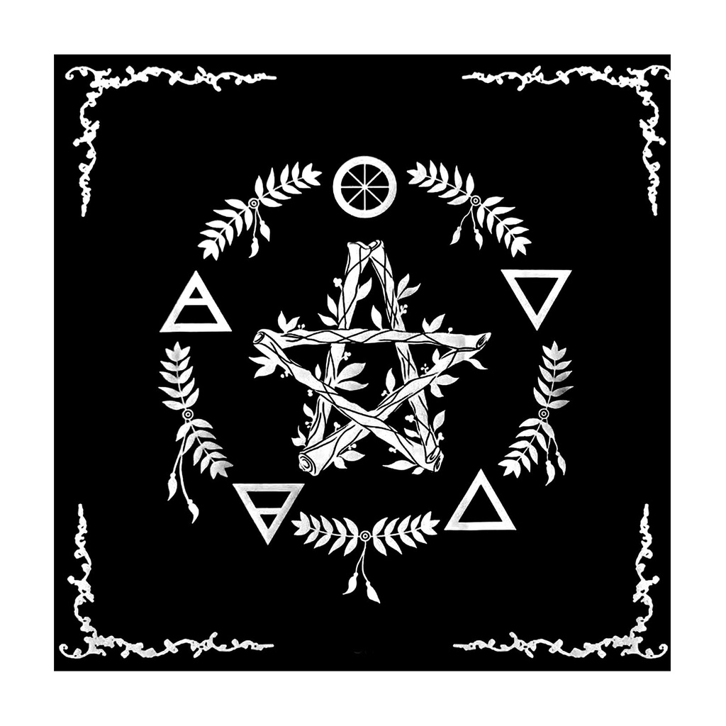 Khăn Trải Bàn Hình Vuông Cho Bài Tarot 19.29in