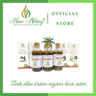 Tinh dầu tràm nguyên chất ngâm hoa Nén (100ml)/ Tinh dầu tràm Hoa Nắng