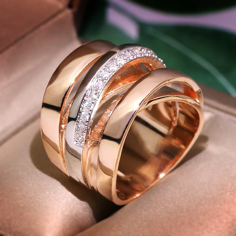 Nhẫn Nữ Mạ Vàng Hồng 18K Đính Đá Sapphire Sang Trọng