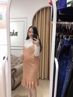ÁO LEN MẶC TRONG YẾM CHO MẸ BẦU