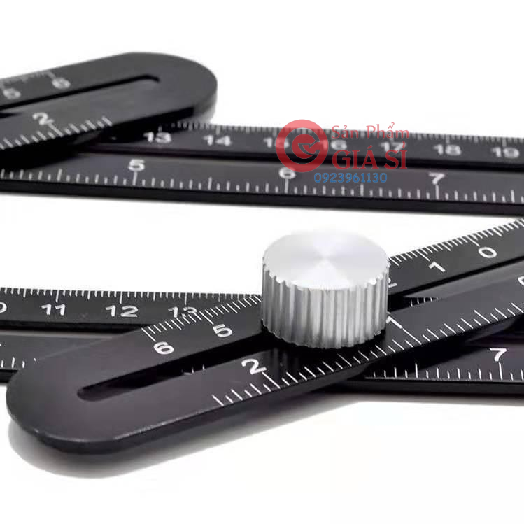 Thước đo 6 góc gấp,lỗ định vị đa năng ❤️freeship❤️