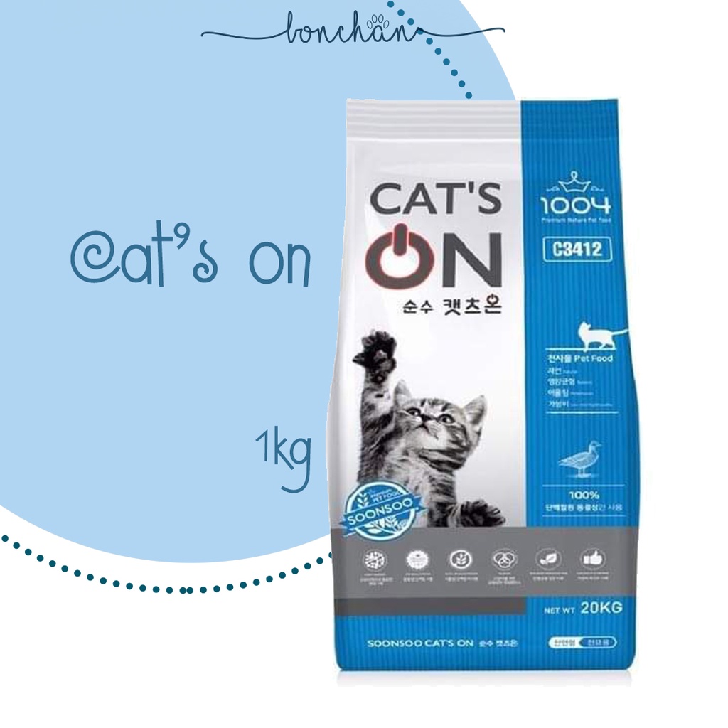 [1kg] Hạt Cat's on cho mèo mọi lứa tuổi