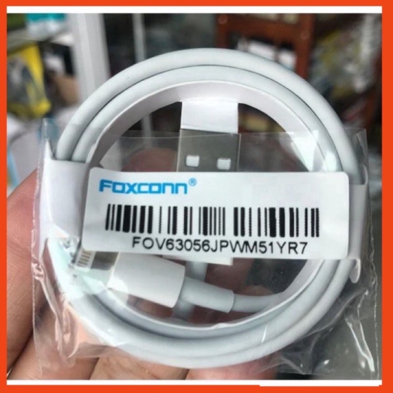 Dây cáp sạc ipfoxcomm vào điện nhanh dành cho ip5/6/7/6plus/7plus/8/8plus/x/xsm