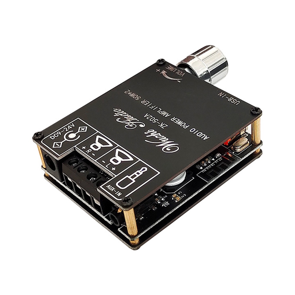 Mô đun khuếch đại âm thanh kỹ thuật số pcbfun ZK-502A/ ZK-1002A kênh 2.0 50W+50W/ 100W+100W