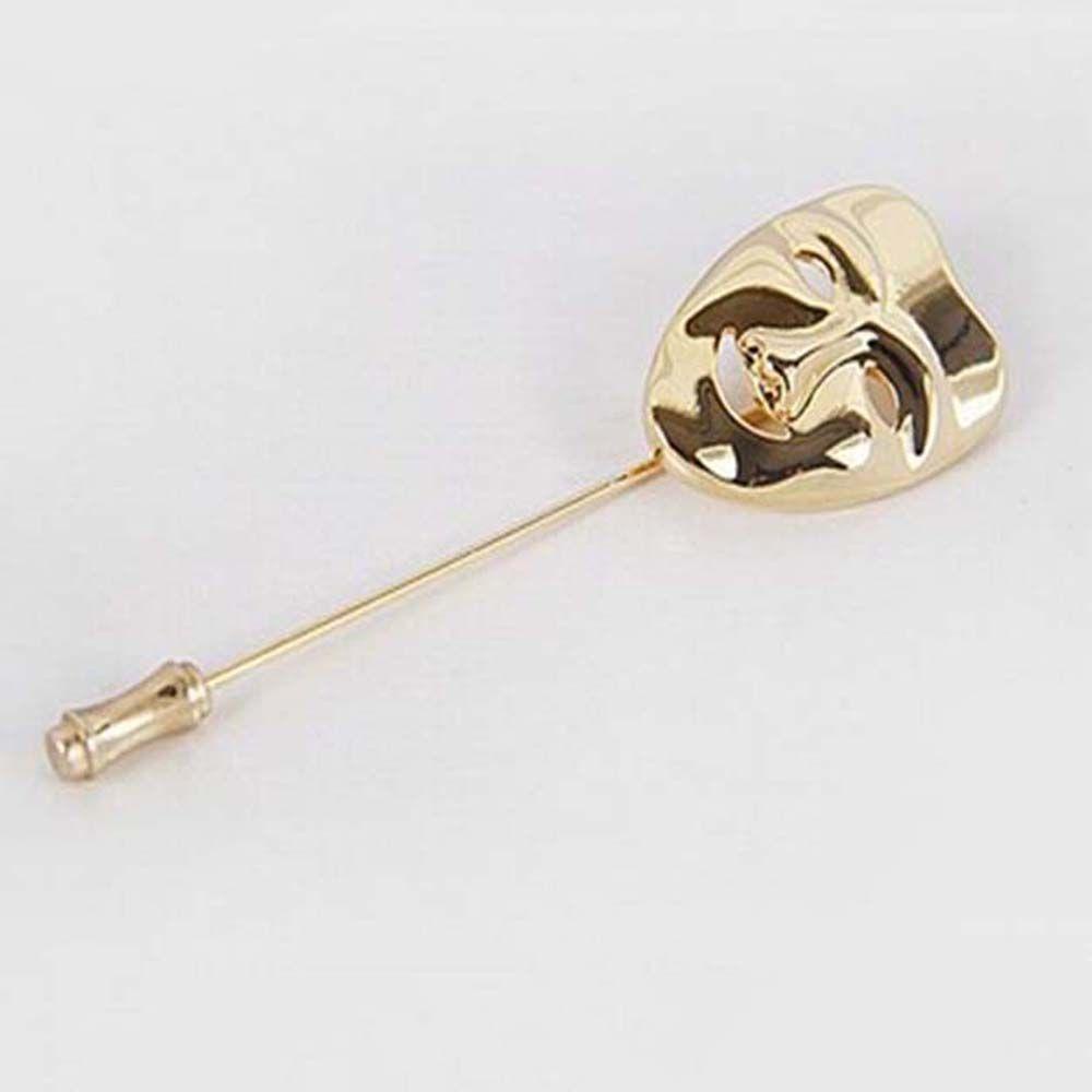 JARRED Ghim Cài Áo Hình Mặt Nạ 3D Bằng Hợp Kim Nhiều Màu Sắc