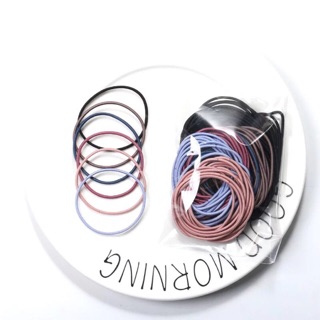 Set 100 dây cột tóc túi zip