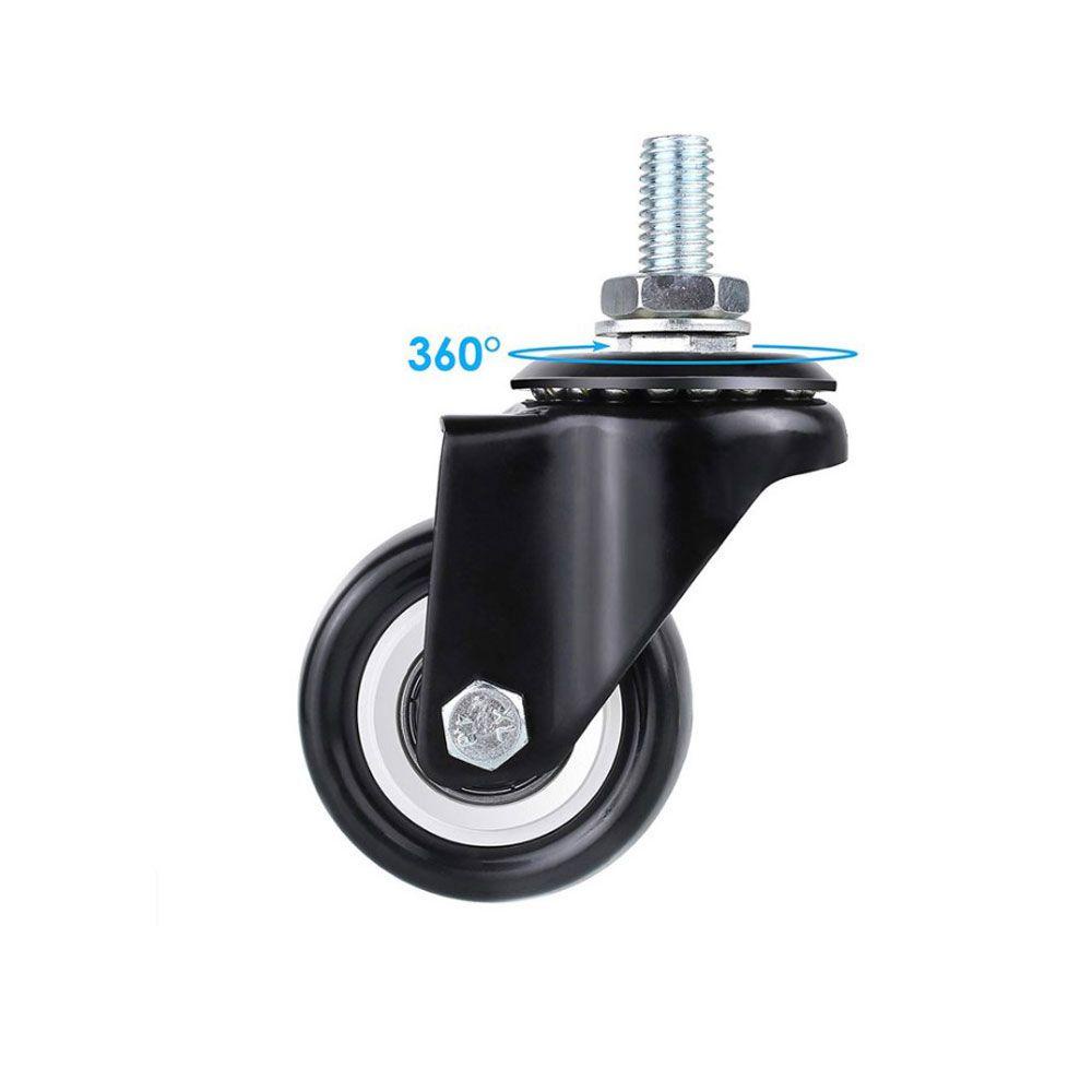 PISTA Bánh Xe Cao Su Có Thể Xoay 360 Độ Thay Thế Cho Nội Thất Văn Phòng