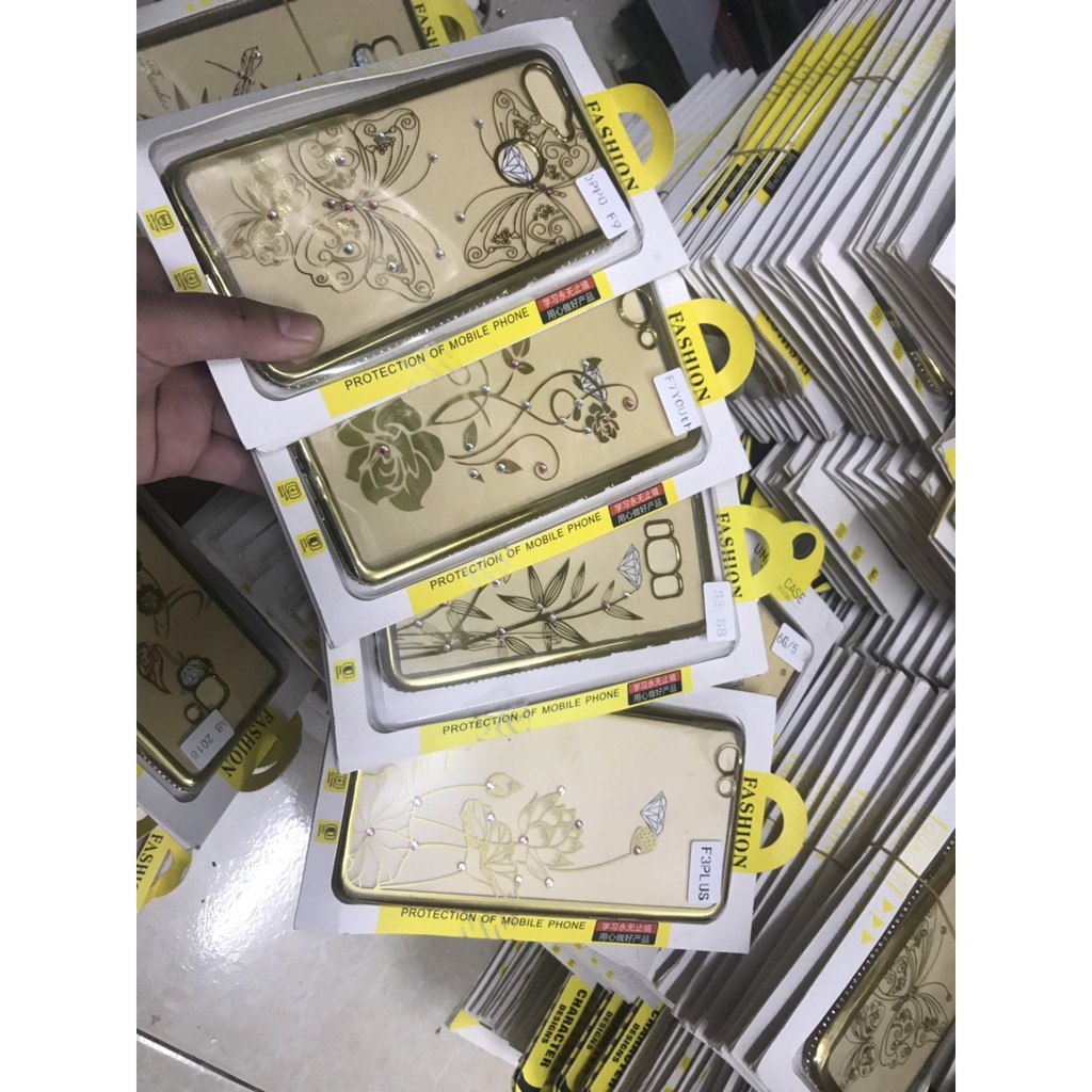 SALE Ốp lưng dẻo VIỀN ĐÍNH ĐÁ HÌNH HOA SAMSUNG A7 2018 S7 C9 A9 PRO A750 A7 2018 NOKIA 5.1 / 5 oppo a59 f1s