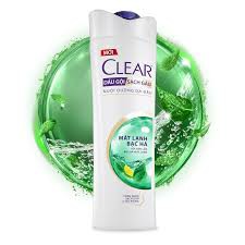 Dầu gội Clear mát lạnh bạc hà 180g