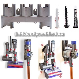 Giá đỡ phụ kiện cho máy hút bụi không dây cầm tay 𝑫𝒚s𝒐𝒏 v7 v8 v10 v11 gắn tường