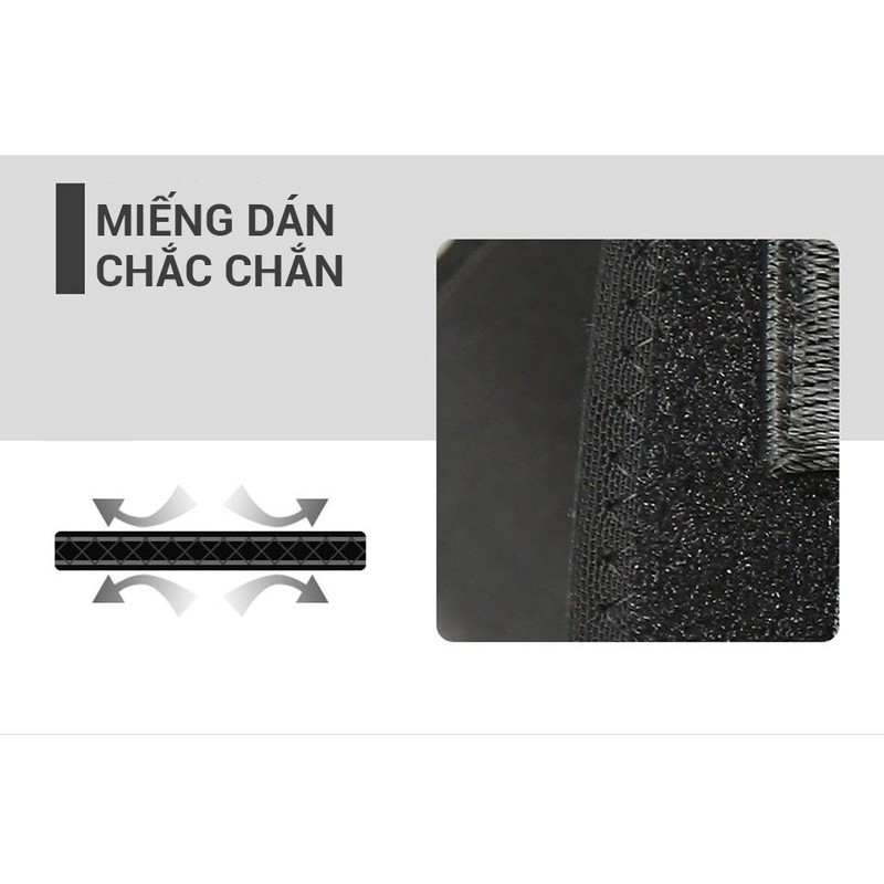 Bó gối AOLIKES 7616  - 1 Chiếc, Bó Gối Đai Dán Gối Tập Gym Thể Thao Chính Hãng
