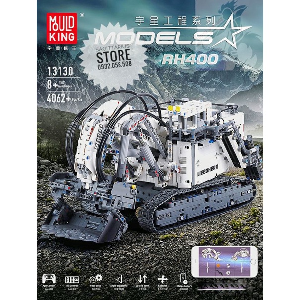Lego Mouldking 13130 Lắp Ráp Xe Xúc Đất