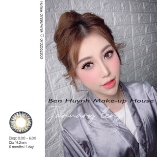 K3012 Gray có độ (Lens sd 1 ngày)- Januarylens