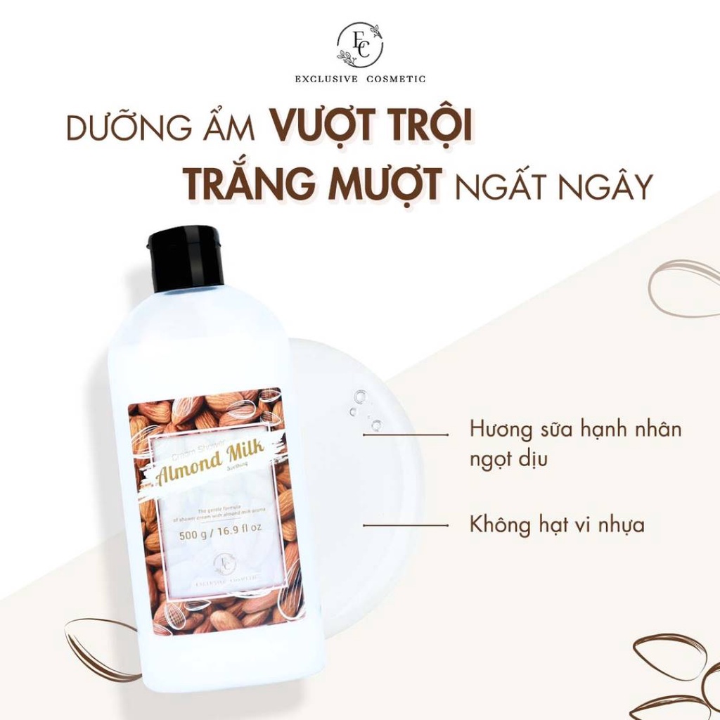 Sữa tắm Exclusive Cosmetic Shower 500g