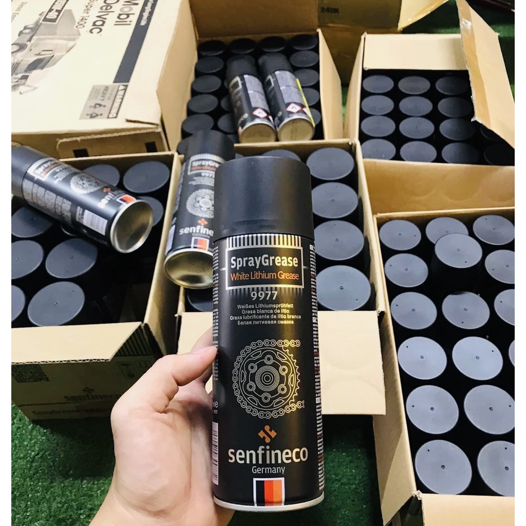 Chai Xịt Dưỡng sên mỡ bò trắng Senfineco 9977 450ml - cao cấp, không văng