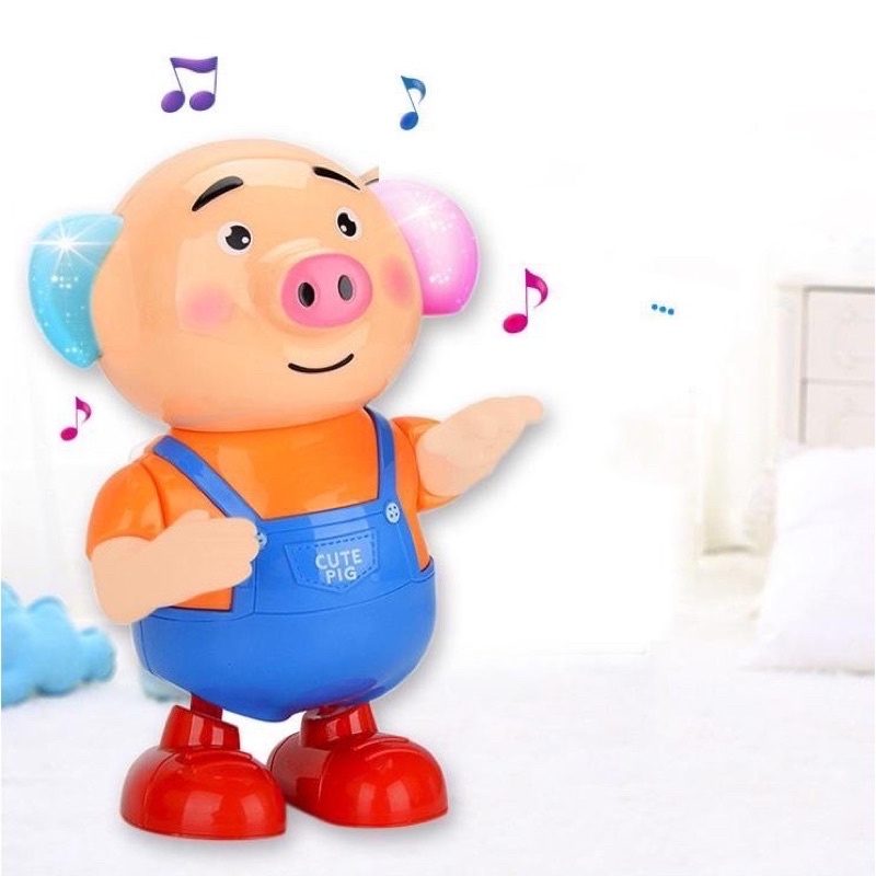 Đồ chơi lợn con bằng nhựa biết nhảy biết hát cho bé