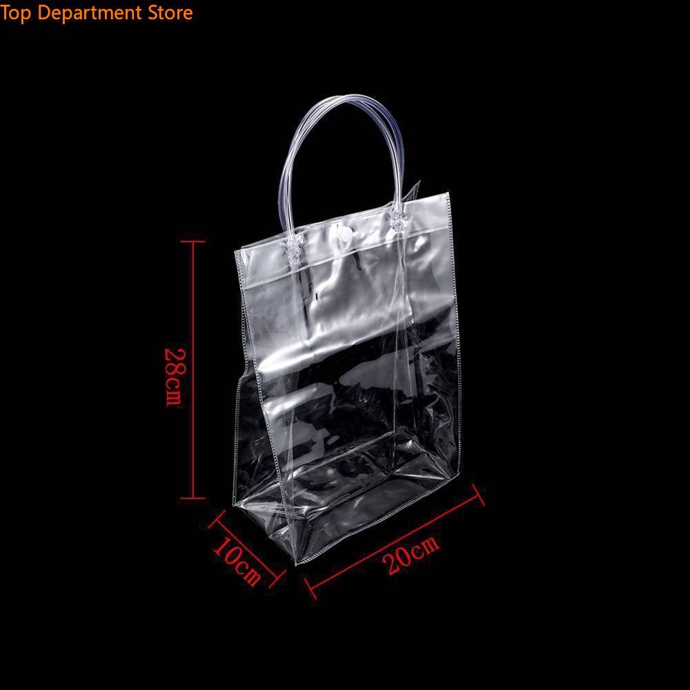 Aaoottuuoo5.vn Túi nhựa PVC trong suốt có dây đeo vai