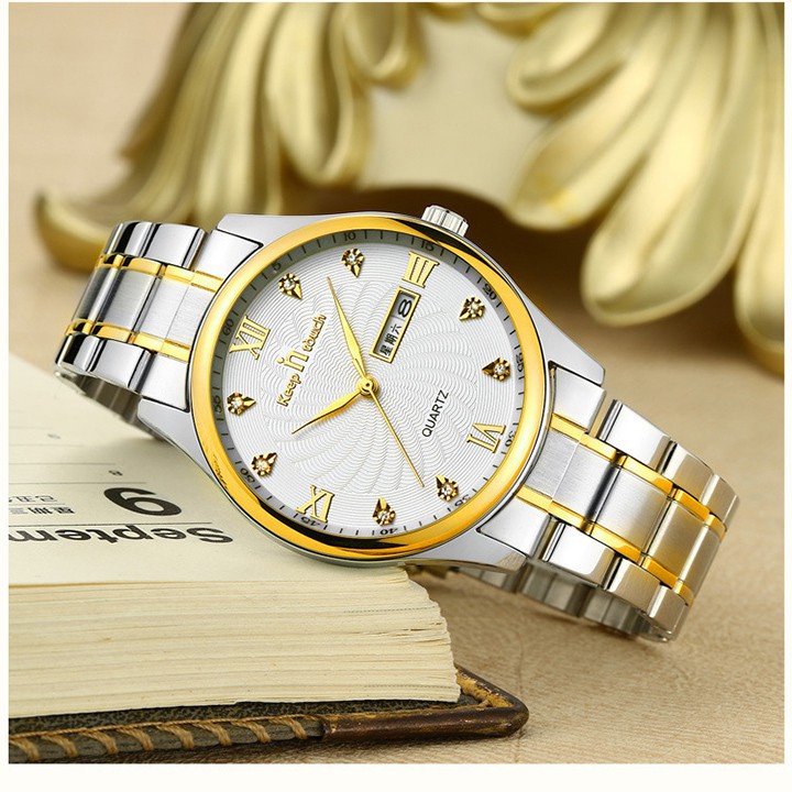 ĐỒNG HỒ NAM KEEP IN TOUCH 8191 DÂY THÉP SANG TRỌNG Bán lẻ giá sỉ