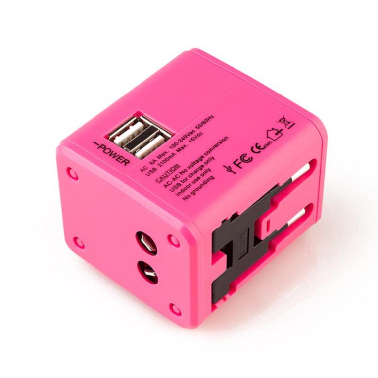Ổ cắm đa năng du lịch vòng quanh thế giới tích hợp chân cắm USB đa năng