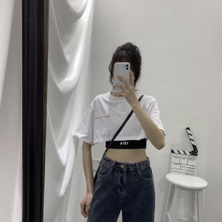 Áo Thun Croptop GROUNDBREAKING 1974 (Set 2 áo CROPTOP & BRA)