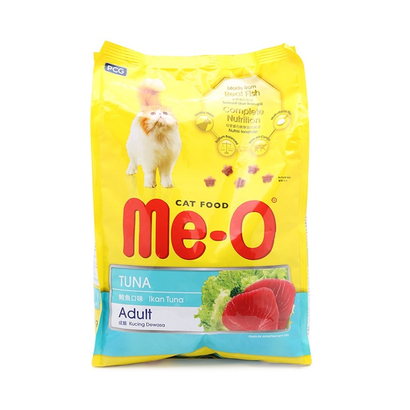 Combo thức ăn dành cho mèo Me-o adult vị cá ngừ 350g và thức ăn mèo reflex adult 0.5kg