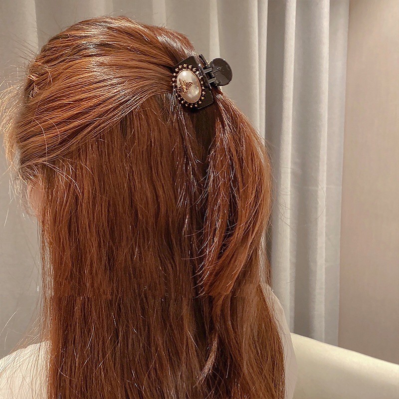 🦢Cặp tóc sang trọng đính hạt lấp lánh